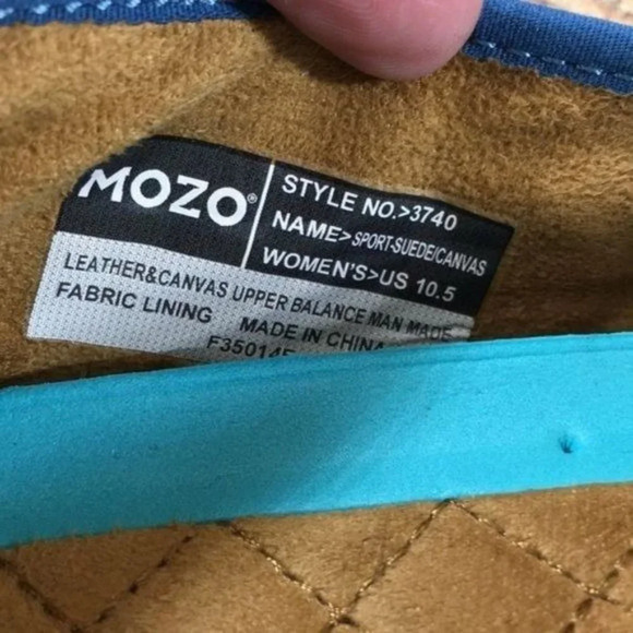 Blue Suede Women's Flats - Picture 9 of 11